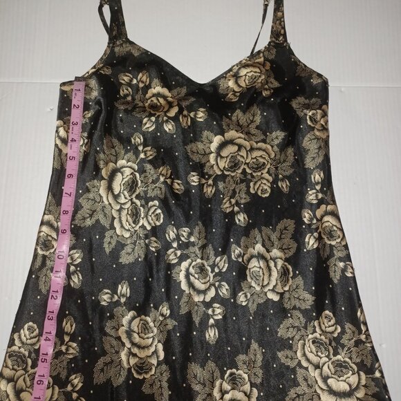 MEGAN TAYLOR FLORAL PRINT SLIP DRESS NIGHT GOWN - Picture 3 of 10